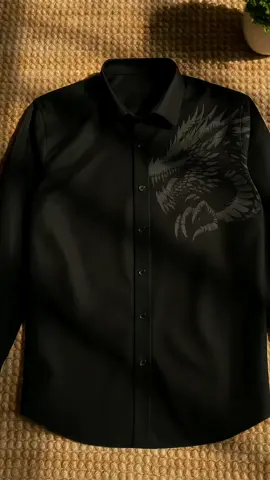 LVN - Kemeja Hitam motif naga#kemeja #kemejahitam #motif #motifviral #lenganpanjang #belilokal #racuntiktok #fypシ #fyp #fypシ゚viral 