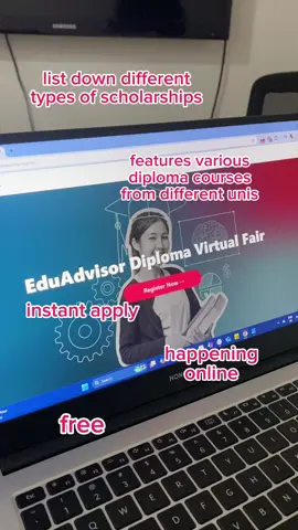 see you at our Diploma Virtual Fair (which is happening online btw)? #diploma #scholarship #studyinmalaysia #virtualeducationfair 