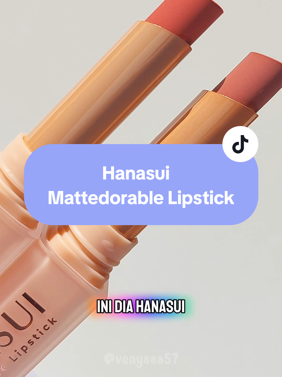 Lipmatte anti geser 20ribuan aja 😱 #hanasui #lipmatte #hanasuimattedorablelipstick #antigeser #produkviraltiktok 