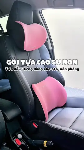 Gối tựa đầu, tựa lưng cao su non cao cấp. Ghế tựa cho oto, văn phòng #unboxwhin #review #goitualungoto #goicaosunon #goitualung 
