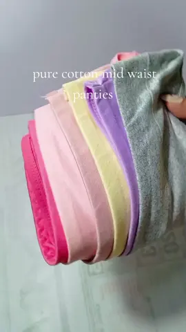6 pcs pure cotton panties  #panties #forwomen #underwearforwomen #cottonpanty #fastionstyle #midwaistpanty #underwear 