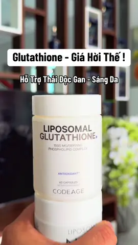 Glutathione Bảo Vệ Gan#suckhoe #thaidoc #trangda #trehoa 