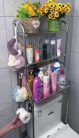 Kệ Nhà Vệ Sinh Trên Bồn Vệ Sinh Và Máy Giặt Innox#thinhhanh #xuhuong #giadungtienich 