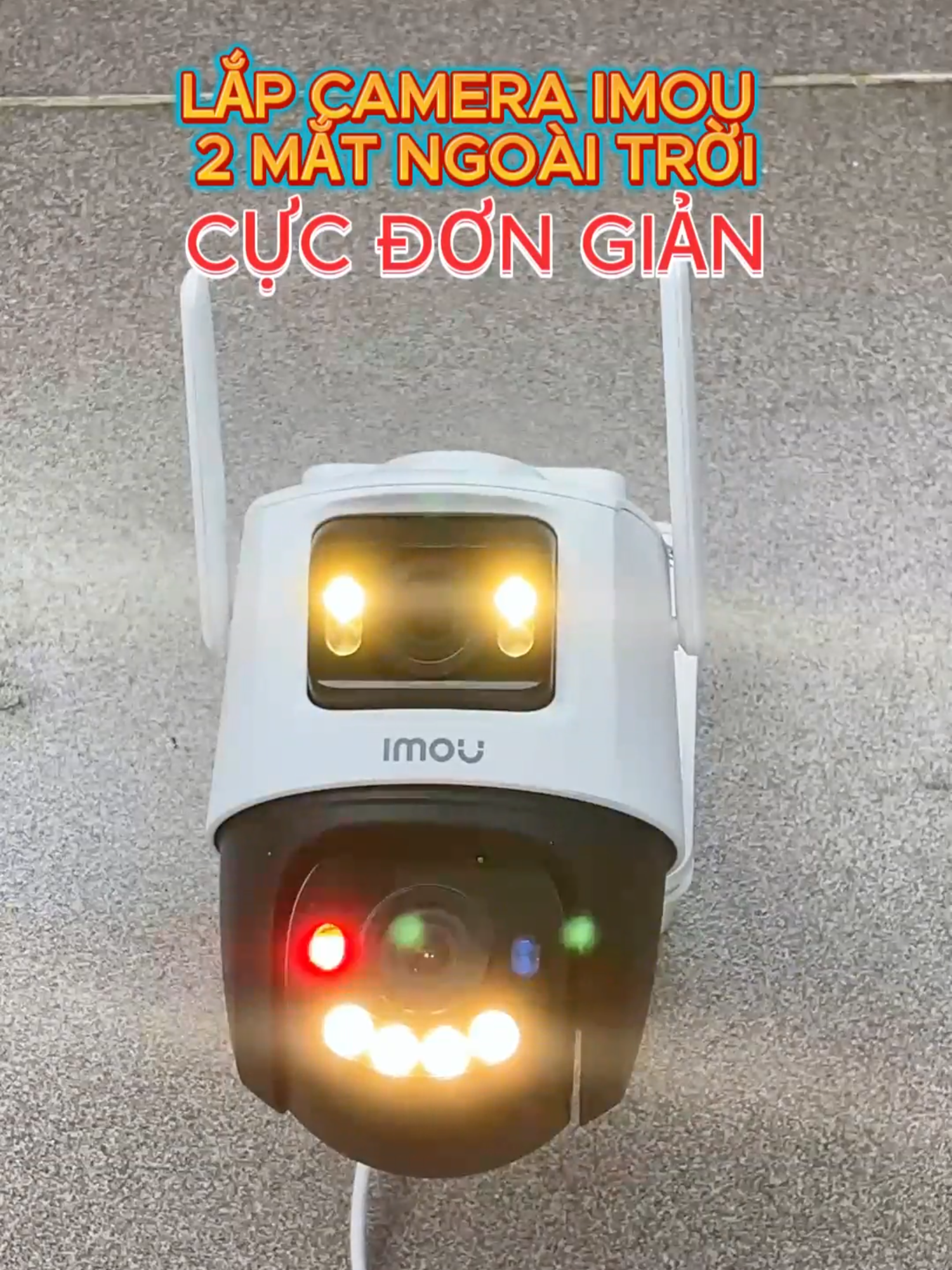 Lắp camera Imou 2 mắt ngoài trời với hộp kỹ thuật đơn giản tại nhà,mọi người lưu lại để làm nhé #camerabiettuot #cameraaninh #camerachongtrom #imou #cameraimou #imou2mat #camerangoaitroi #camerachongnuoc