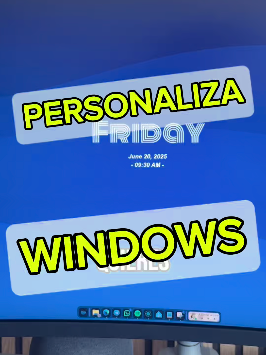 🎨 ¿Tu escritorio sigue igual de gris que hace 10 años? Con Seelen UI puedes rediseñar toda la interfaz de Windows: → Dock personalizado   → Barra superior estilo macOS   → Iconos, fondos, widgets...  → ¡Y recursos gratuitos para dejarlo a tu gusto! Compártelo con quien necesite un cambio de aires en su PC   y **síguenos para más trucos como este**. #windows #mac #españa #hack