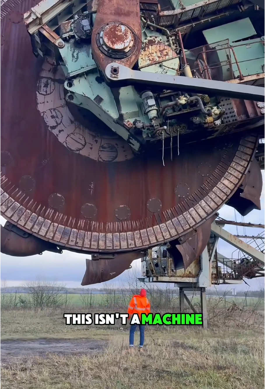 Bucket-Wheel Excavator — The Largest Land Machine Ever Built #BucketWheel #MegaMachine #MiningMonster #EarthEater #HeavyEquipment #TikTokEngineering 