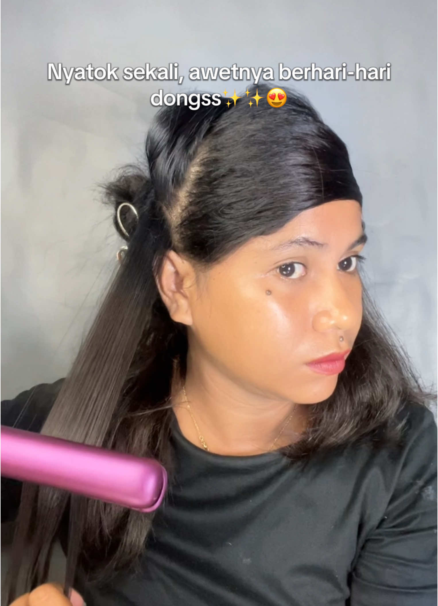 Nyatok sekali awetnya berhari-hari ✨✨ ##nyatokrambut##catokanbabyliss##nyatokawet