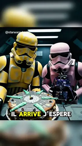 Jimmy et Nico offre un cadeau à Vador 🎁 #stormtrooper #ai #veo3 #pourtoi #drole #france #darkvador 