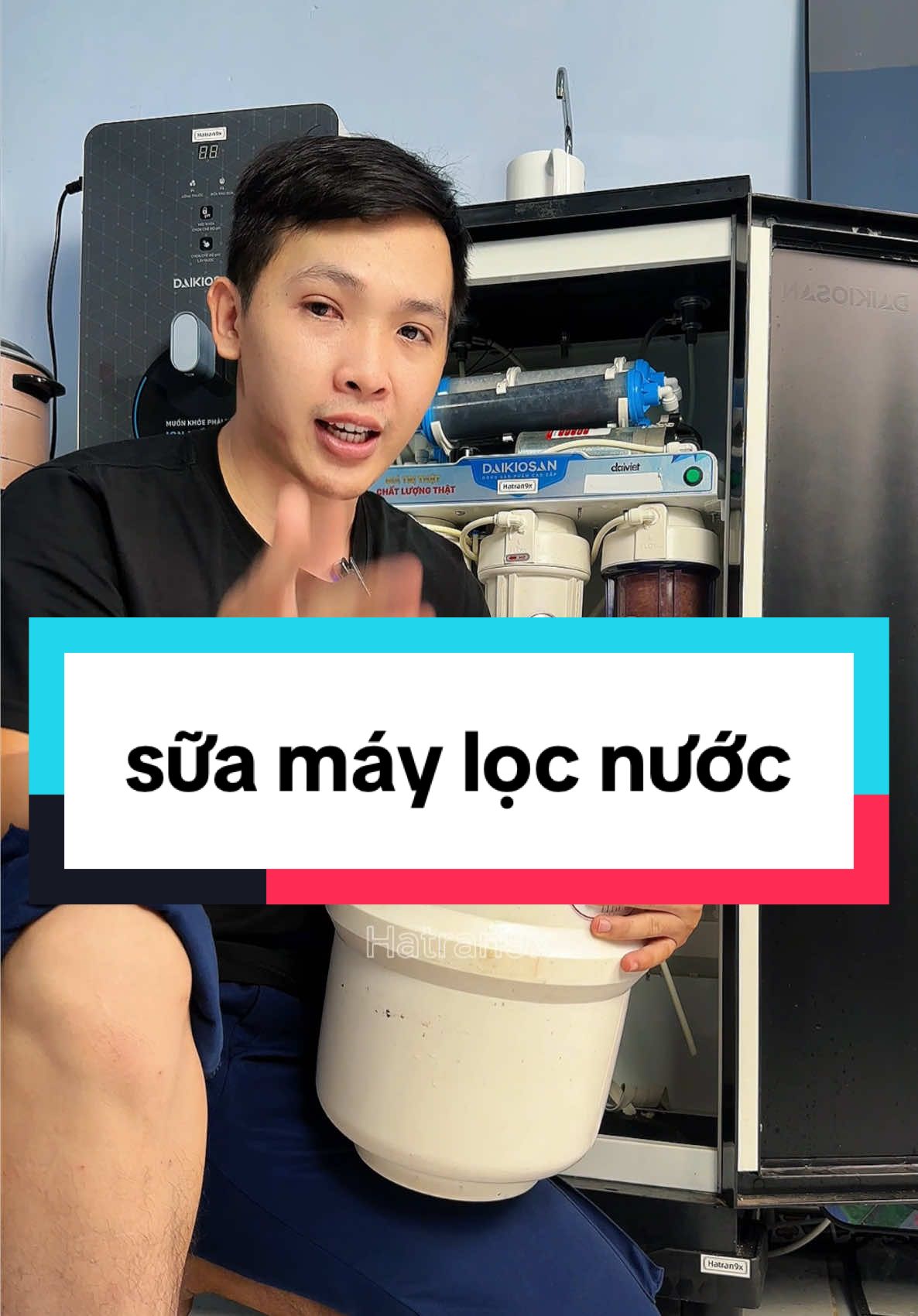 Trả lời @Tuyền Nguyễn  Nguyên nhân   Nước chảy ra yếu là do nghẹt các lõi lọc @Hà Trần #hatrann9x #maylocnuoc #loilocnuoc #suachua #nuocionkiem 