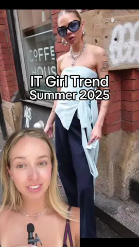 IT Girl Trend how to style it and where to buy it from 🩵 #womensfashion #fashion #itgirl #SummerFashion #itgirltrends #summer2025  