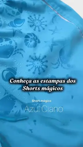 Short mágico, que aparece sua estampa quando em contato com a água. 💦 Vem conhecer! #foryou  #shortmagico  #modapraia  #shorts 