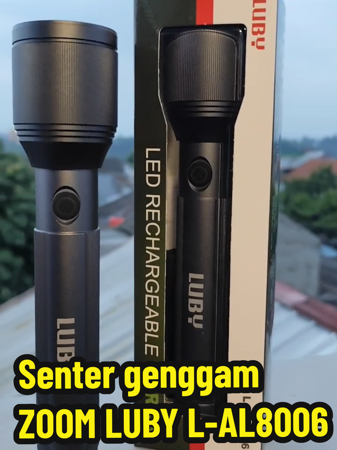 Senter genggam ZOOM LUBY L-AL8006 #sentergenggam #30harireviewproduk #satukontentiaphari 