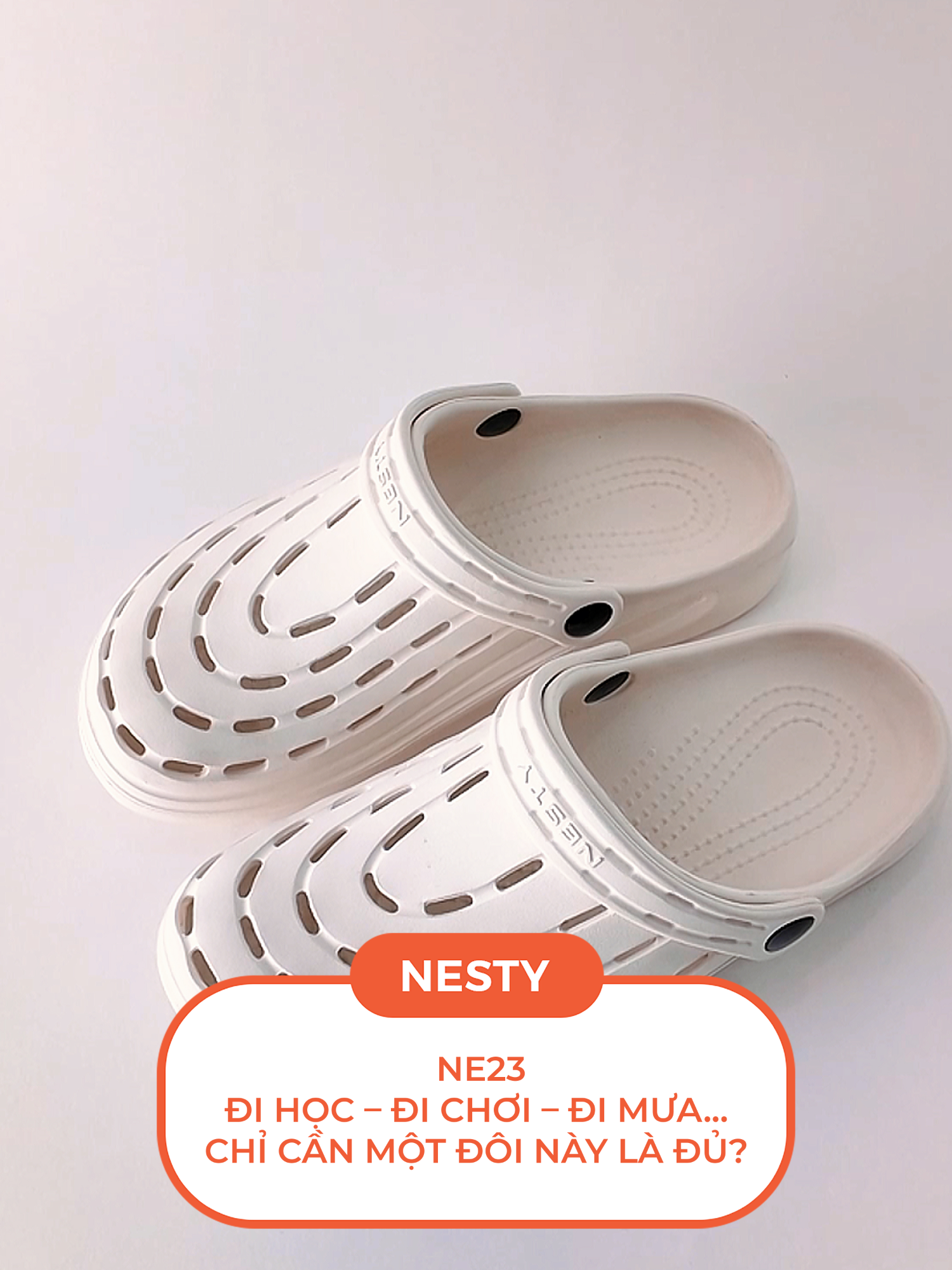 Đi học – đi chơi – đi mưa... chỉ cần một đôi này là đủ? Đây là NE23 – mẫu dép sục quốc dân nhà Nesty! #Nesty #chutichnesty #Nestyvietnamstore #DepNesty #Vietnam #dulich #Muahe