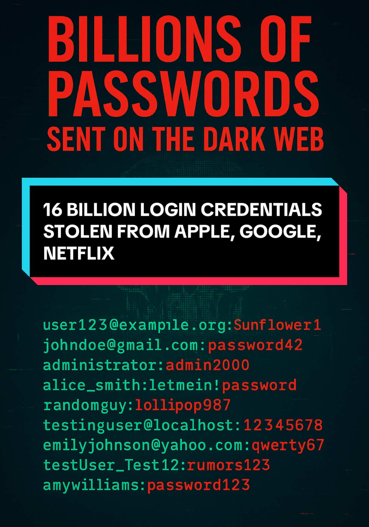 WARNING⚠️ LARGEST DATA BREACH IN HISTORY!! (Change Your Passwords ASAP) #crypto #cryptok #online #hack #stocks #retirement #trump #bitcoin #news #cryptonews 