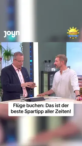Ihr wollt beim Flüge buchen so richtig viel sparen? Spar-Detektiv Daniel Engelbarts hat jetzt den ultimativen Tipp für euch im Gepäck! Mehr tolle Spar- und Service-Tipps gibt's auch dieses Wochenende wieder im Frühstücksfernsehen am Samstag ab 9 Uhr in Sat.1 und im Livestream auf Joyn - einschalten lohnt sich!✈️😉 #ffs #sat1 #sat1ffs #frühstücksfernsehen #sat1frühstücksfernsehen #joyn #flug #sparen 