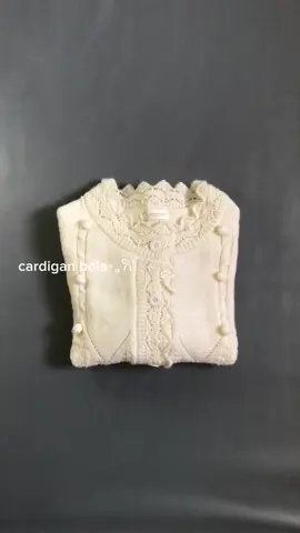 cardigannya bagus bangett!!!😭🫰🏻#cardiganbolarajut #cardigancream#cardiganmamara#mamara#cardigancantik 