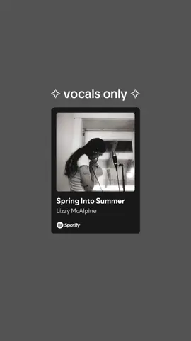 spring into summer - lizzy mcalpine vocals only #muslimaudio #vocalsonly #halalmusic #halalmusic #springintosummer #lizzymcalpine 