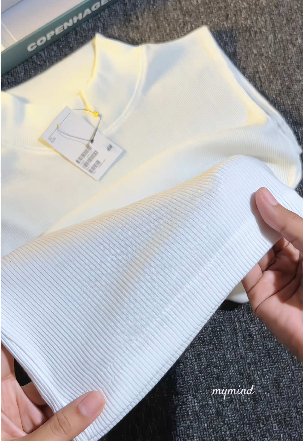 bahan rib knit nyaman dan adem dipakai 🥰 #innermanset #innerturtleneck #manset 