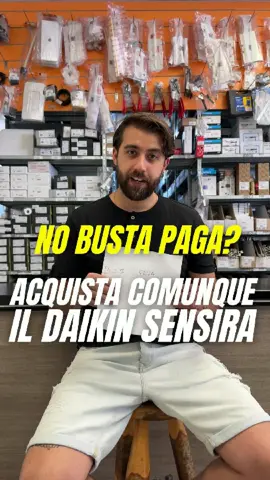 Condizionatore Daikin Perfera 💸 1. Finanziamento a 12 mesi a tasso zero (anche senza busta paga!). ⚡ 2. Tecnologia inverter: consumi bassi, prestazioni alte. 📱 3. Controllo wifi integrato: gestisci il clima di casa ovunque tu sia! 🏃‍♂️ Offerta valida fino ad esaurimento scorte! 👉 Scrivi TASSO ZERO nei commenti per info e preventivi. 📹: \@altro.agency 📌 Salva il video e visita Cozzolino Srl! 👉 :shop.cozzolinosrl.it \#CozzolinoSrl #DaikinPerfera #Climatizzazione #TassoZero #TecnologiaInverter #Condizionatori #CasaSmart