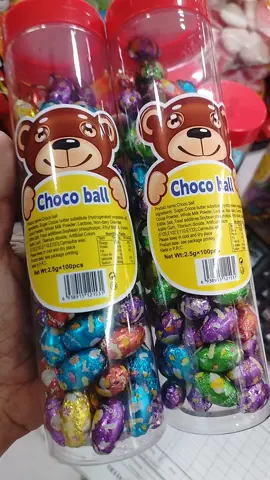CHOCO BALL 100 pcs. in a JAR Perfect sa mga May Sarisari Store #chocoball #chocolate #sweetchoco  #snakcs #sweets 