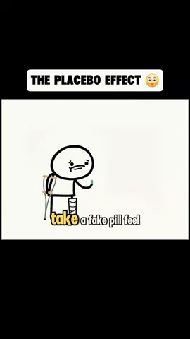 the placebo effect explained 👌. 