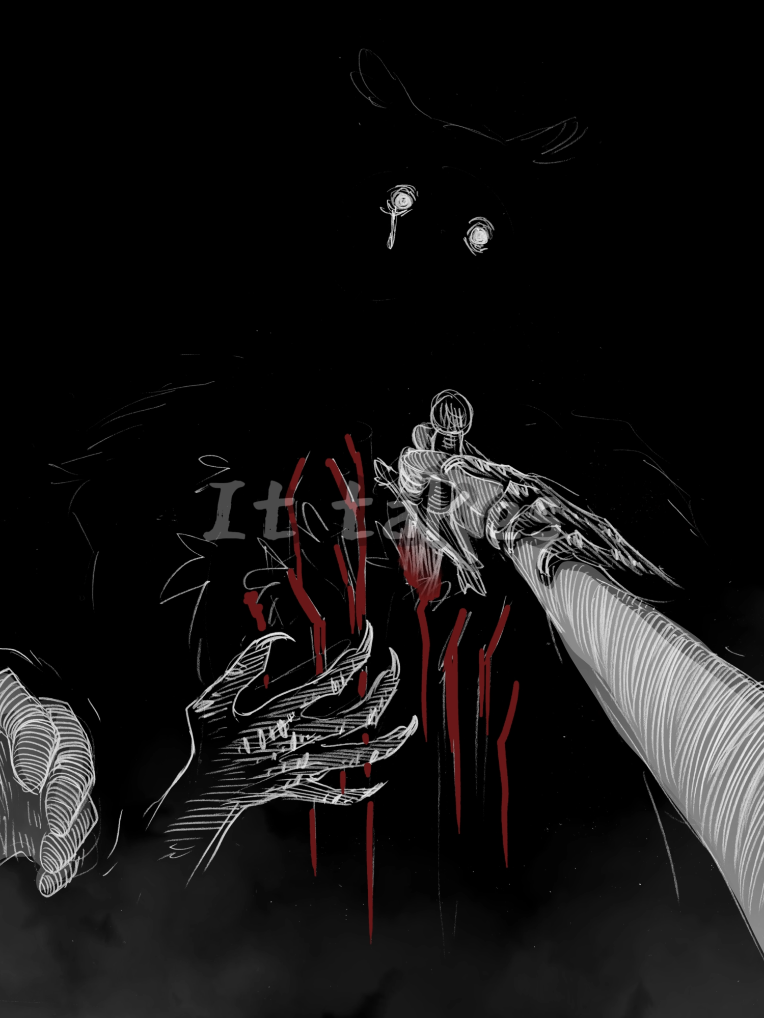 Here with me #slaytheprincess #slaytheprincessgame #stp #longquiet #blacktabbygames #scarlethollow #edit #fyp