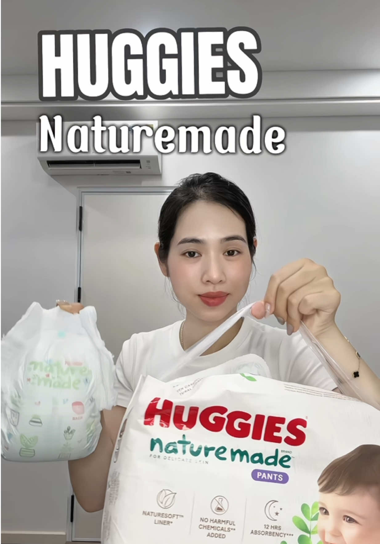Bỉm Huggies Naturemade có gì mà các mẹ lại thích dùng tới vậy? #bimhuggiesnaturalmade #bimhuggies #bim #mevabe #mebimsua #xh 