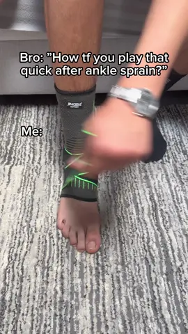 That’s my secret method after an ankle sprain #footballer #sprainedankle #anklesprain #injury #recoverytok #athlete 
