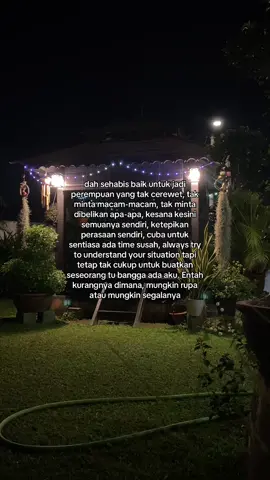 Mungkin kau malu sebab kau pernah hina paras rupa aku dan mungkin kau rasa terbeban sebab aku tak mampu nak hasilkan duit 😊