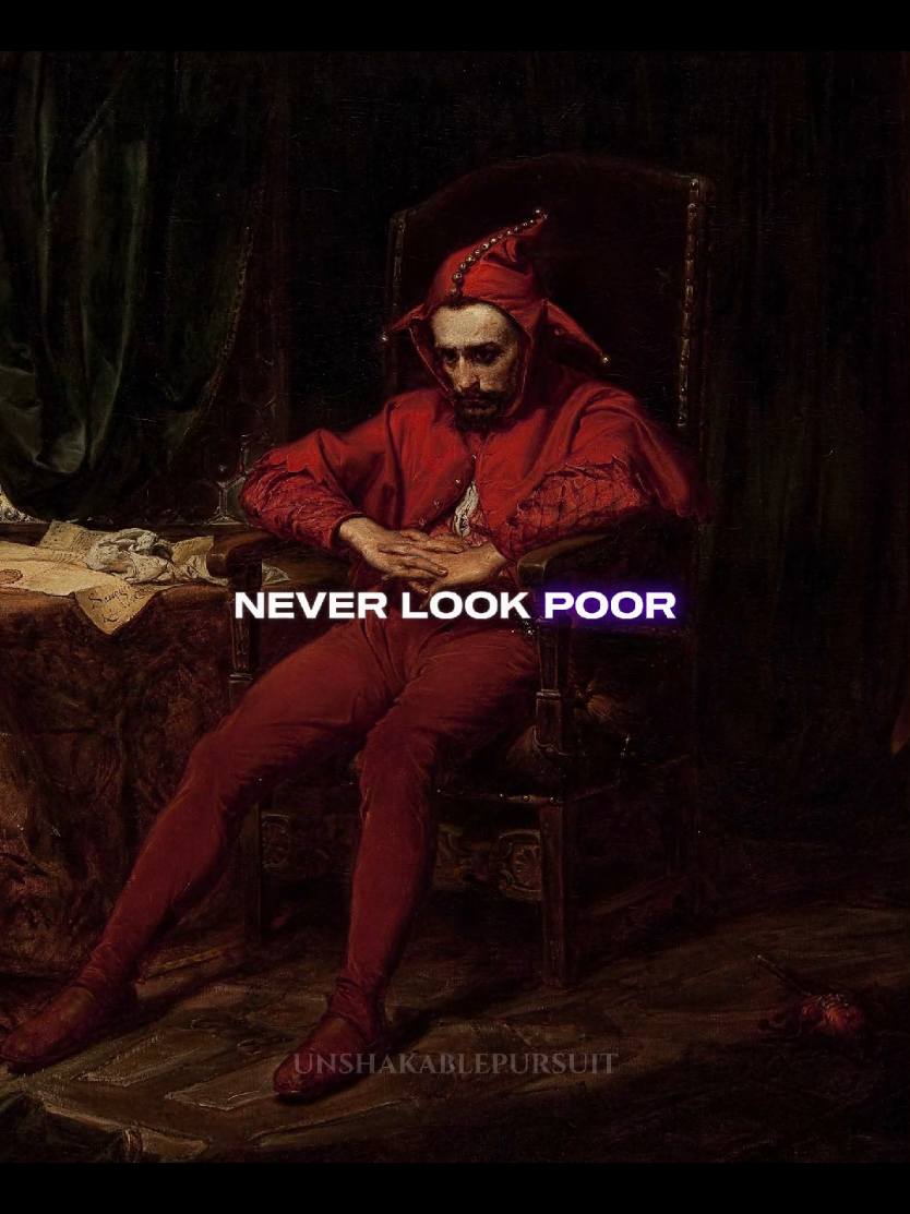 Never look poor... This is not a direct quote from Niccolò Machiavelli, but a modern interpretation inspired by his ideas. It aims to capture the essence of his philosophy in a modern and accessible way. #niccolomachiavelli #machiavelli #philosophy #stoicphilosophy #unshakablepursuit #wisdom #powerdynamics #perception 