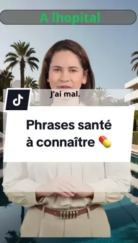 Apprends à t’exprimer chez le médecin en anglais ! 🇫🇷➡️🇬🇧 #anglaisfacile #vocabmedecine #learnenglish #franglais #tiktoksanté