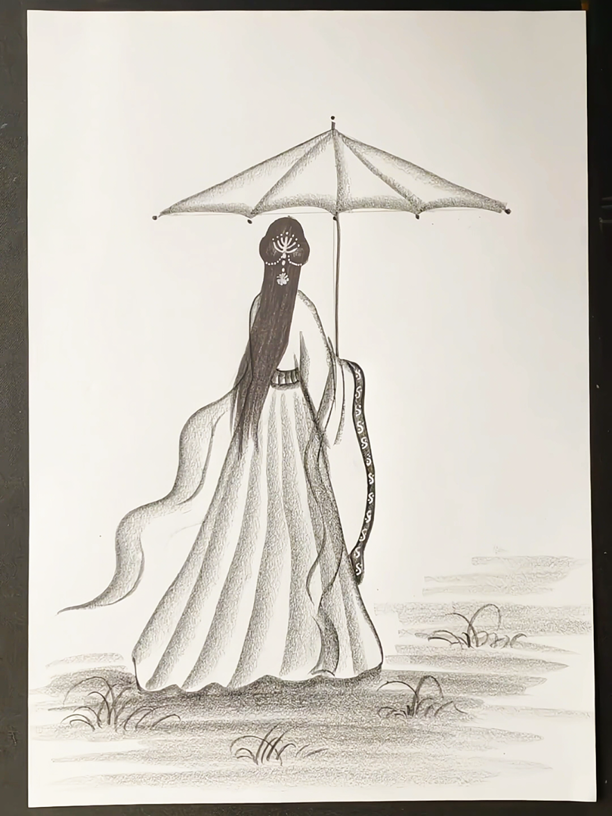 easy drawing tutorial with pencil ✏️  . . . #draw #howtodraw #drawings #artlover #usatiktok🇺🇸 #tutorial #artistoftiktok #drawingtutorial 