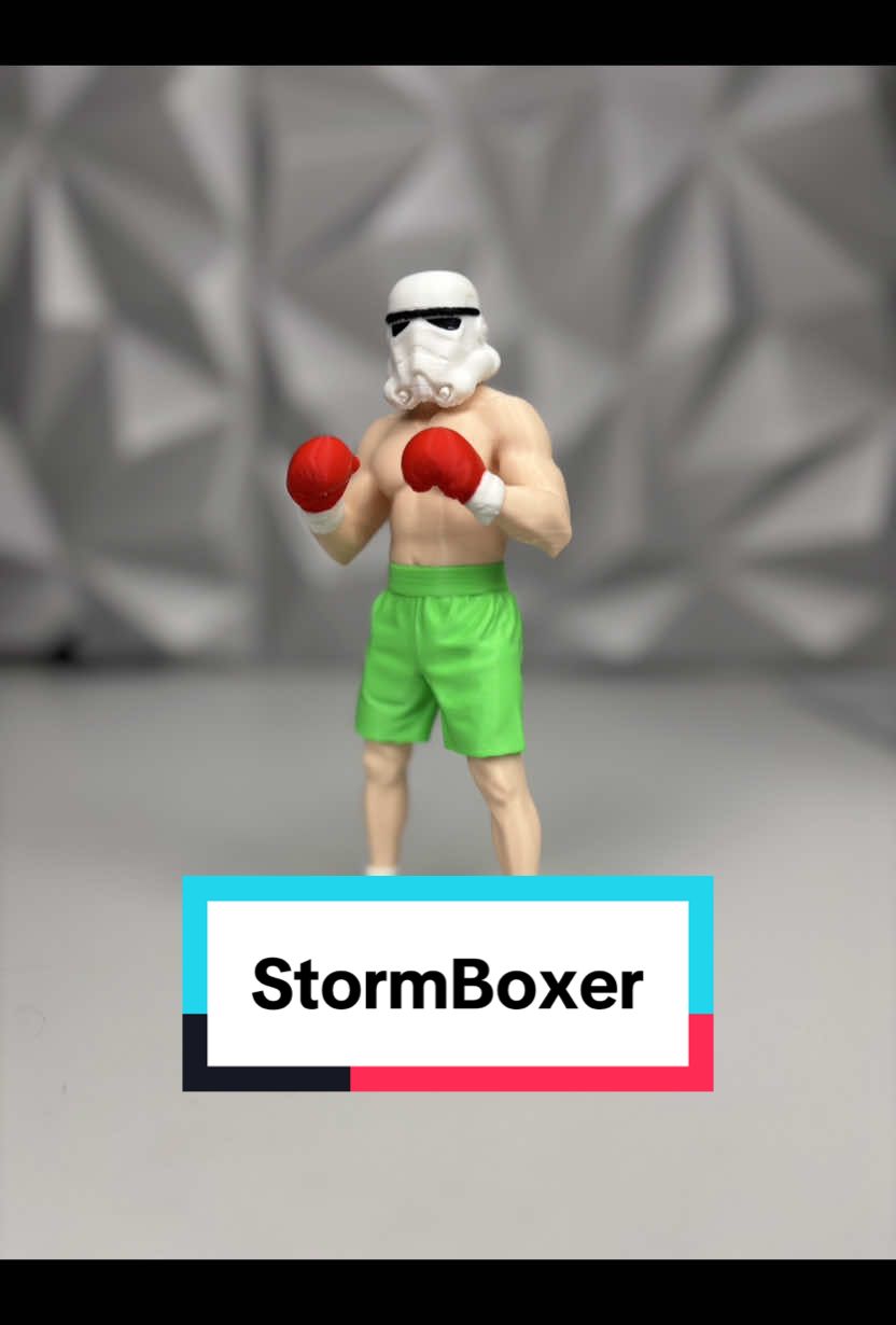 StormBoxer 🥊 🥊  -Designer 👨‍🎨: Slevin  -Download👨‍💻 : MakerWorld -Filament 🧵: @esun3dprinting  -Lyer heigh : 0.16 -AMS 🌈 : Yes -Supports ⛩️: Yes -Infill 🔗 : 10% -Number of Walls : 3 -Printer 🖨️: @bambulab_official X1C ———————————————————- #stormtrooper #stormtroopers #starwars #darthvader #starwarsfan #disney #3dprinting #3dprinter #3dprint #bambulab