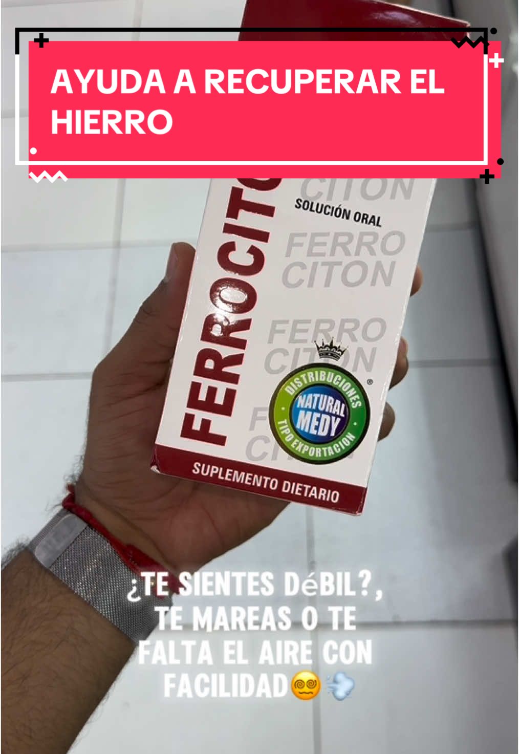 🩸 ¿Te sientes débil, te falta el aire o te mareas con facilidad? 🚨 Podrías tener los niveles de hierro bajos. Este suplemento líquido está formulado para subir tu hemoglobina y darte esa fuerza que te hace falta. 🔥 ¡Recupera tu energía y activa tu cuerpo! #vitaminas #hierro #faltadeaire #mujeres #pulmones #oxigeno #sa #paratii #cali #colombia 