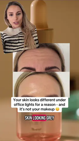 Your skin looks different under office lights for a reason — and it’s not your makeup #WomensHealth #AntiAgingTips #skincaretips #usa 