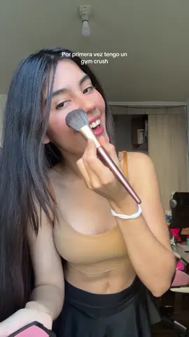 Ya me comencé a maquillar par air al gym, Qué hago 😭 #gymcrush #fyp