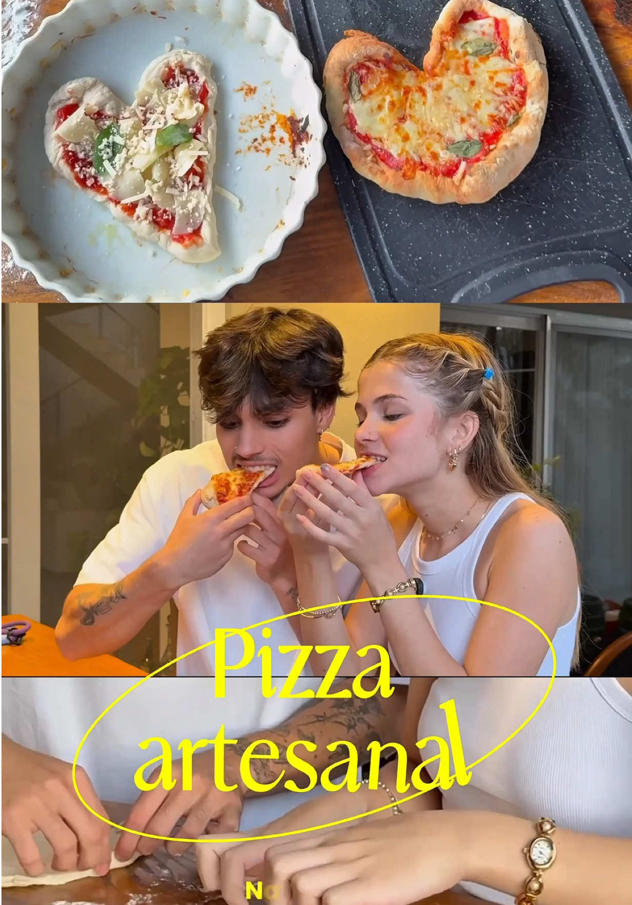 Tá pronto, amor? - Pizza artesanal na air fryer 🍕Ficou uma deliciaaaaa @João seno 🧪 
