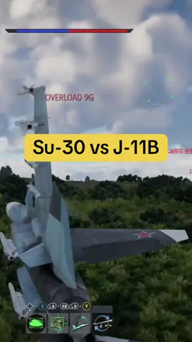 Su-30 vs J-11B WarThunder 