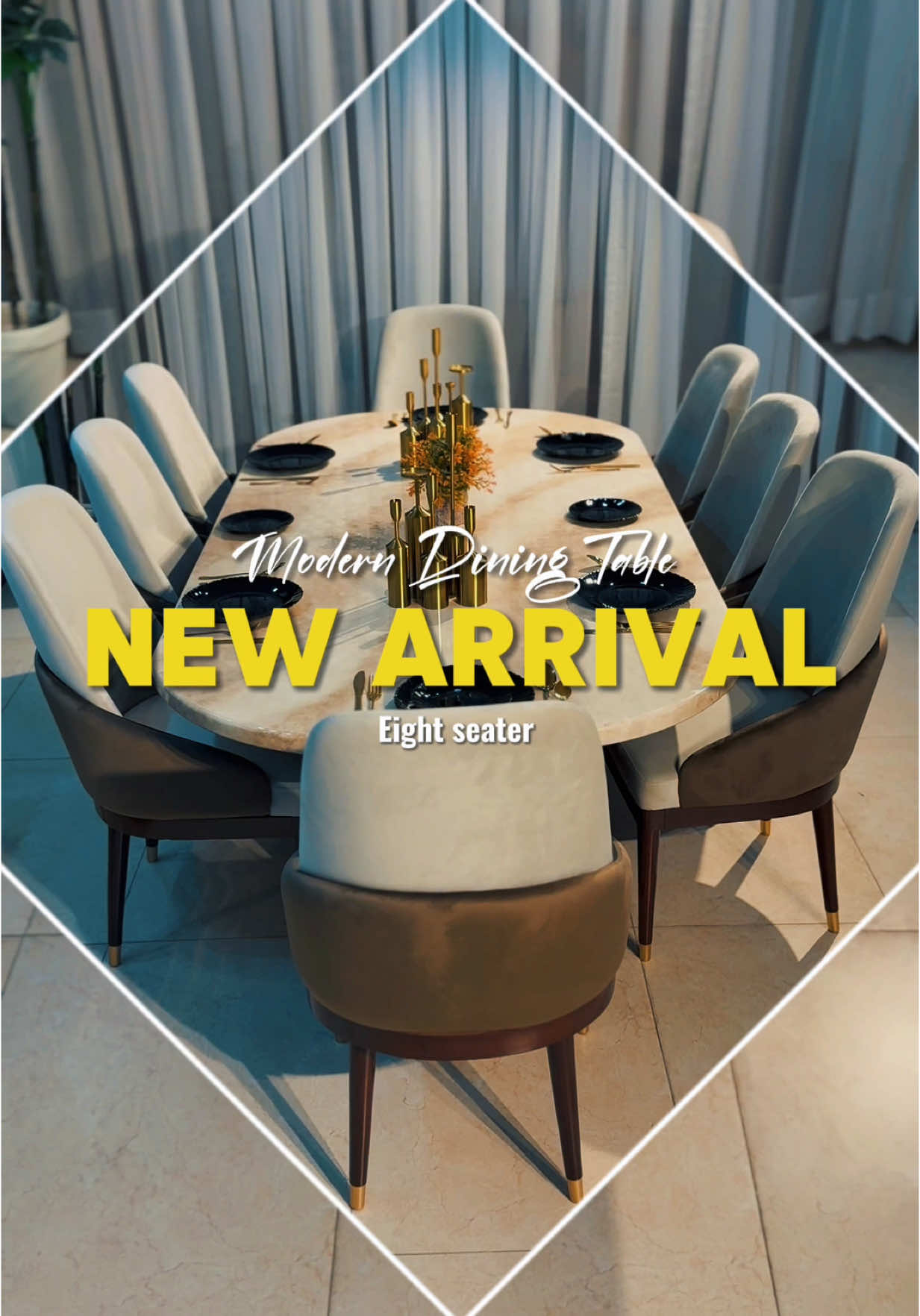 “Upgrade your dining space with our all-new 8-seater wooden masterpiece! 🍽✨ Perfect blend of elegance and comfort.”  #DizaniHome  #dizanihome  #dizanihomes  #DiningTable #HomeDecor #InteriorDesign #WoodFurniture #NewArrival #FurnitureDesign #PakistaniHomes #LuxuryLiving #ModernFurniture #8SeaterDining #FurnitureTok #DizaniHome #ViralFurniture #HomeVibes #ElegantSpaces #farhan_505 #maliktayyabawan47 