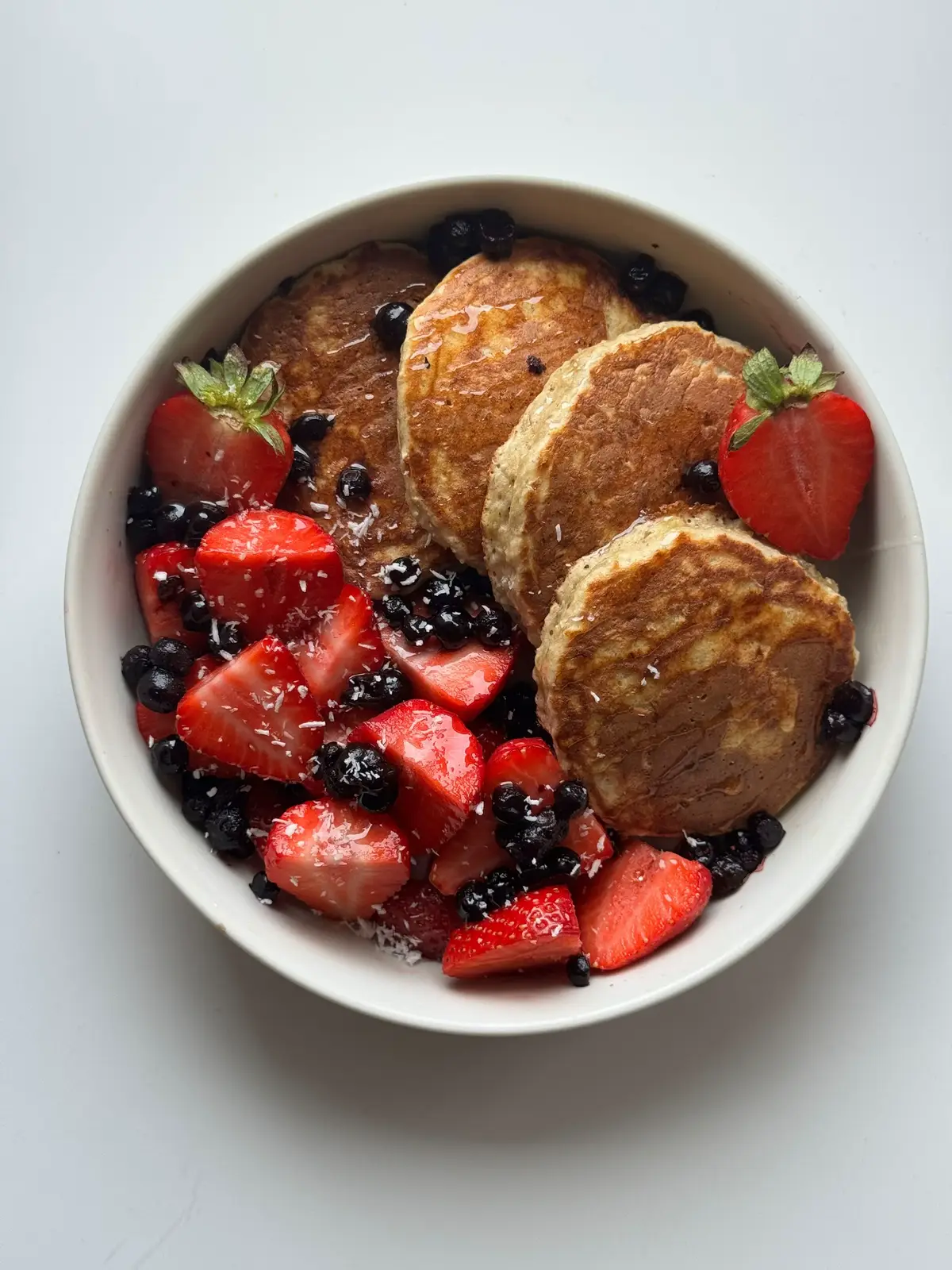 #healthyhabits #foodinspo #breakfastideas #norefinedsugar #cleaneating #glowfromwithin #Recipe #bananapancakes #inspiration #fyyy 