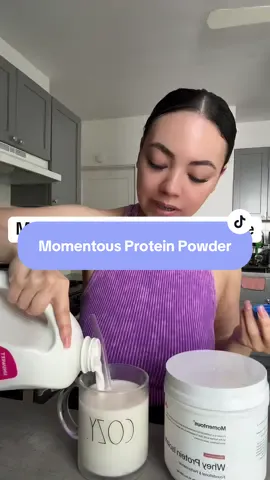 If you love CHAI you will love this protein powder @Momentous Shop #momentous #protein #proteinshake #GymTok #proteindessert #tiktokshopdealsforyoudays 