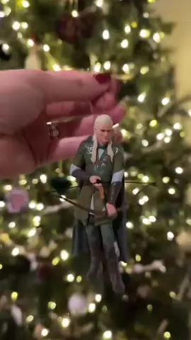 Christmas in June? Sure.  . I purchase one LOTR ornament a year and 2024 was Legolas. I’m thinking Gimli needs to be 2025. #lotrchristmas #lotrchristmastree #lordoftheringschristmastree 