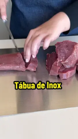 Segurança alimentar na sua cozinha com tábua de corte de inox.  . #tiktokshop #tiktokshopchegou #achadinhos #tábuadecorte #utensiliosdecozinha 