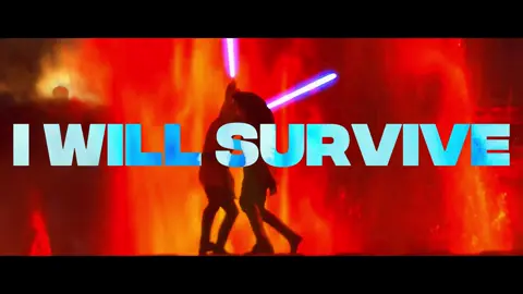 Best fight oat (I will survive edit) #starwarsedit #anakinskywalker #obiwankenobi #revengeofthesith #anakinvsobiwan 