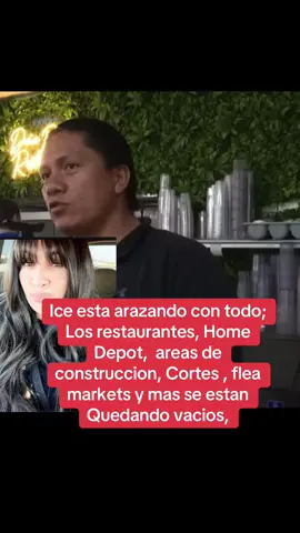 #ice #arazando #con #todos #y en todo lugar #Ice esta arazando con todo; #Los restaurantes, #Home Depot,  #areas de construccion, #Cortes , #fleamarket markets y mas se estan Quedando vacios #usa #ca #mexico #suramerica #centralamerica #latinos #hispanos #mexican 