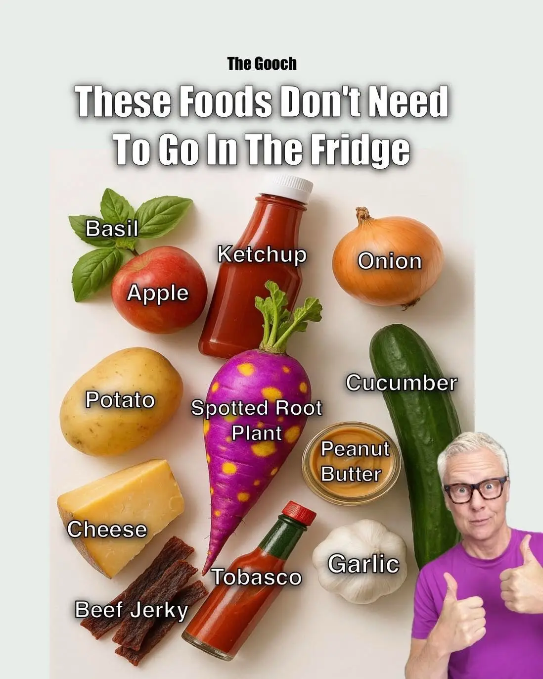 Not everything belongs in the fridge! 🧄🍞🍅 These foods actually stay fresher and taste better when stored at room temperature. Keep them cool, but not that cool! 