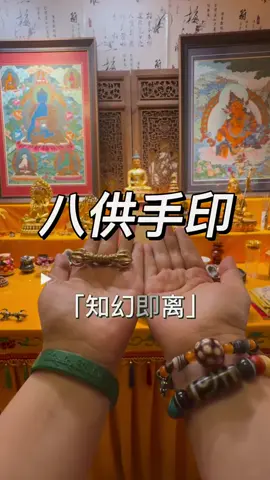 八供手印 ＃藏传佛教文化 ＃智慧与慈悲 #心中有佛所见皆佛