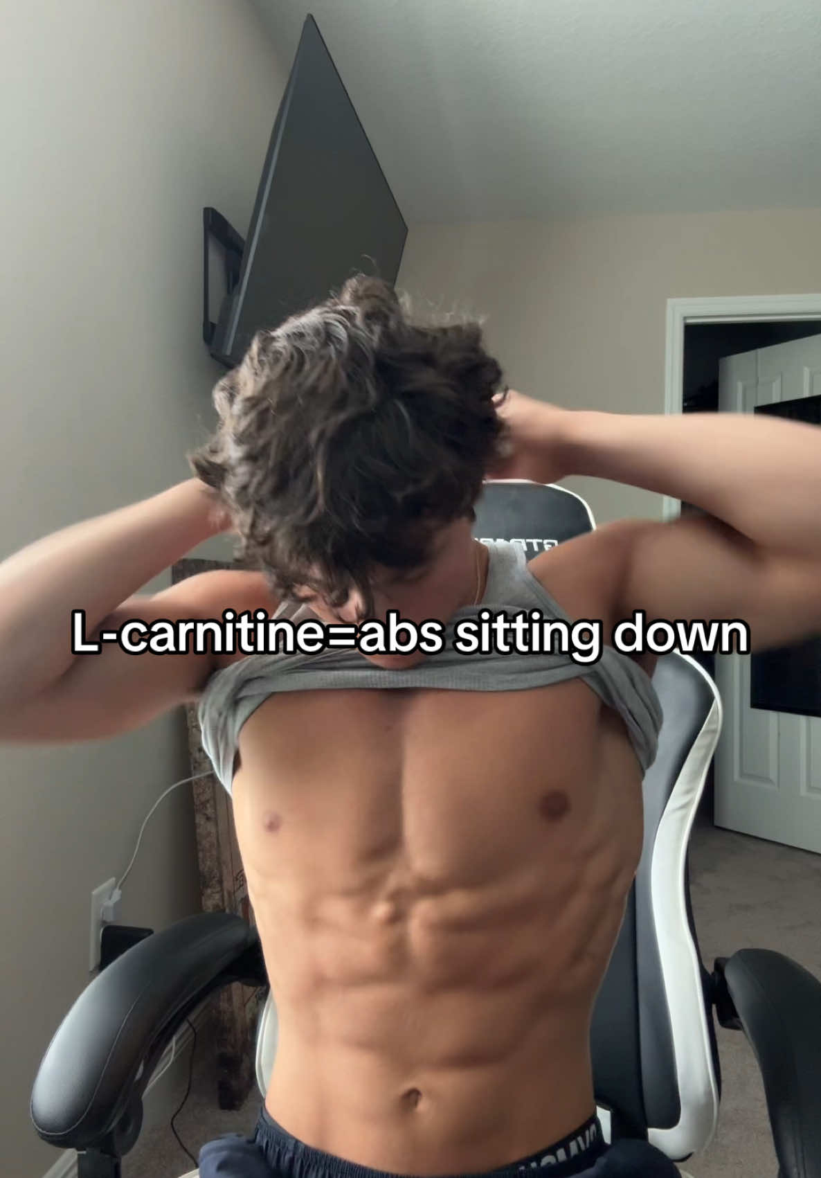 cheat code #bodybuilding #gym #GymTok #shredded #lcarnitine #Fitness #fyp #foryoupage 