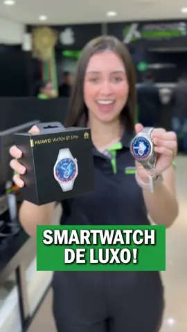 O Huawei Watch GT 5 Pro é super elegante e lembra muito um relógio de luxo, mas com todas as funções de um smartwatch! Se você quer um relógio inteligente que cuida da sua saúde, te ajuda nos treinos e ainda tem um visual sofisticado, o GT 5 Pro é pra você. Disponível aqui na Atacado Connect, seu mundo tech no Paraguai. Saiba mais no link da bio! #huawei #huaweiwatchgt5pro #smartwatch #relogiointeligente #relogio #huaweiwatch