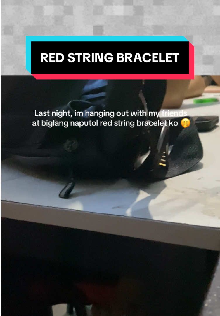 Inaabsorb ng red string bracelet lahat ng negative energy. Kaya once na naputol means punong puno na ng negative energy. #redstring #redstringbracelet #luckycharm 